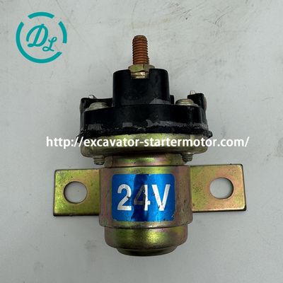قطعات یدکی بیل مکانیکی استارت رله هیوندای 21N6-30120 R140LC-7